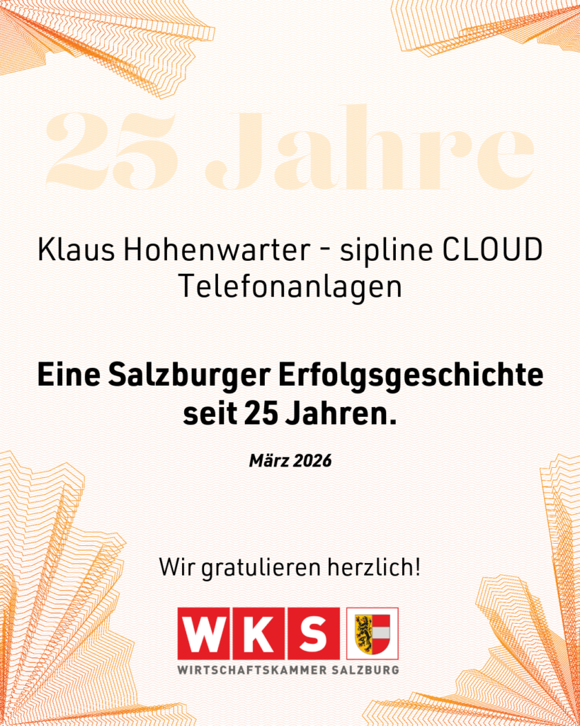 25Jahre sipline Klaus Hohewnarter