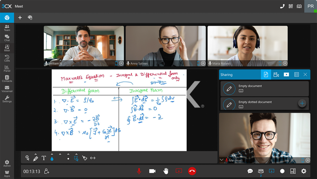 3cx telefonanlage Webmeeting