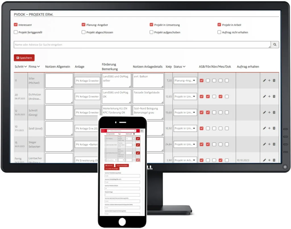 Screen PVdok